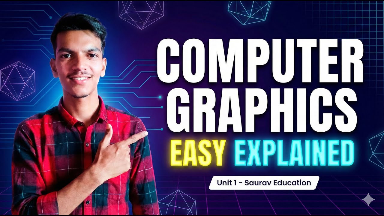 Computer Graphics Explained in Easy Way | Unit 1 | What is Computer ...
