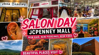 Salon Day in JCPenney mall Beautiful place visit I did a barbecue