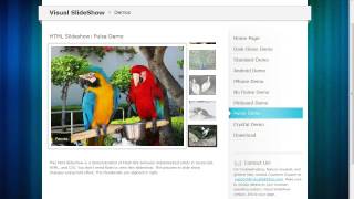 Free HTML Slideshow Maker: a lot of exciting slide show themes with different effects