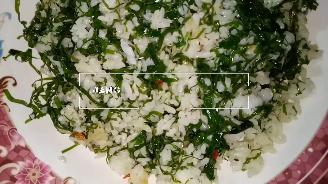 Resep Burih Daun melinjo Nasi Goreng Daun Tangkil - YouTube