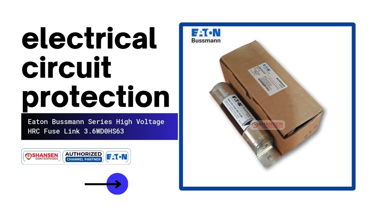 HRC Fuse Link 3 6WD0HS63  Reliable Protection for High Voltage Circuits 