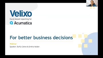 How Velixo Brings Acumatica and Excel Together