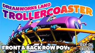 Troller Coaster - On Ride POV! New for 2024 at Dreamworks Land at Universal Studios Florida