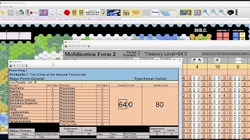 IMPERIVM ROMANVM II Vassal Module Power Forms and Mobilization Form tutorial