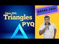"TOP Triangle Questions From Past 10 Years 💯 | Class 10 Board PYQs"