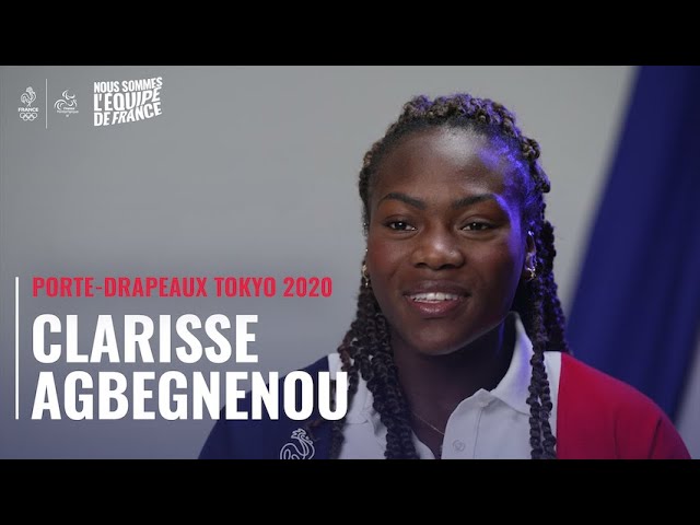 Clarisse Agbegnenou - Porte-drapeau à #Tokyo2020