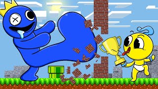 Trophy Challenge: Baby Long Legs vs Blue Rainbow Friends #PoppyPlaytimeAnimation