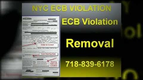 NYC ECB Violation | NYC Expeditor for NYC ECB Violation