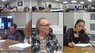 Templeton Conservation Commission Meeting of Sept 21, 2026