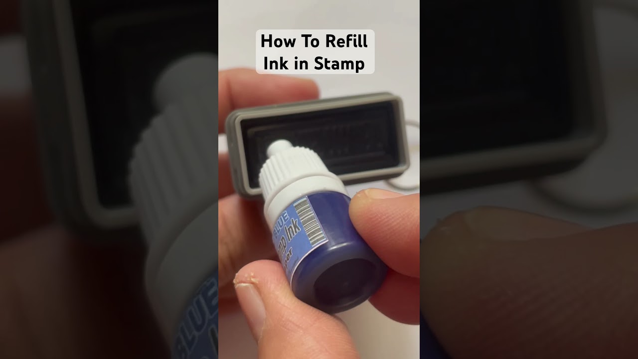 How To Refill Ink in Stamp #stamps #office #customized #personalizedgifts