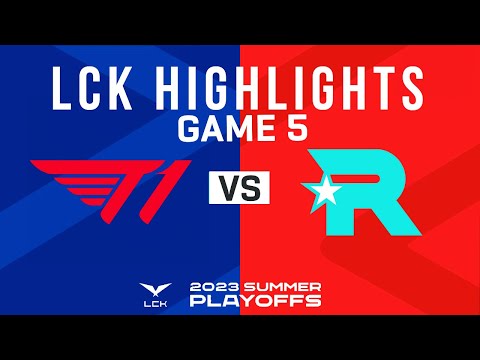 T1 vs KT Highlights GAME 5 | LCK Summer Playoffs 2023 | T1 vs KT Rolster