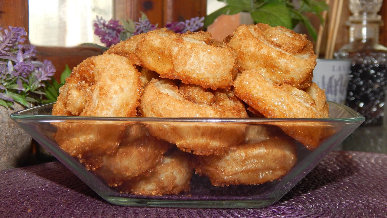 Τραγανά ρολάκια κανέλας με μόνο 3 υλικά 👌💯 Εύκολα και πολύ λαχταριστά!