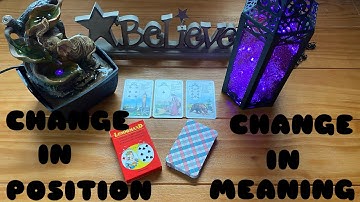 A change in the Lenormand cards