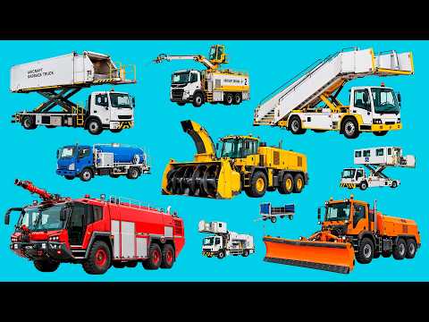 Do You Know These Airport Machines? | Аэродромная техника на русском