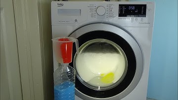 How remove too much soap and detergent foam in the washing machine - foam overflow, experiment #184