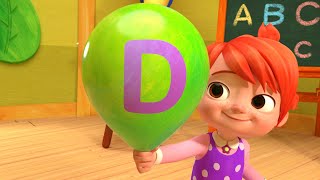 The Letter D Song + Colors Song | CoComelon