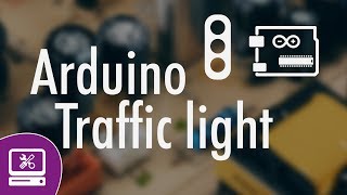 Arduino Uno Traffic Light with pedestrian button