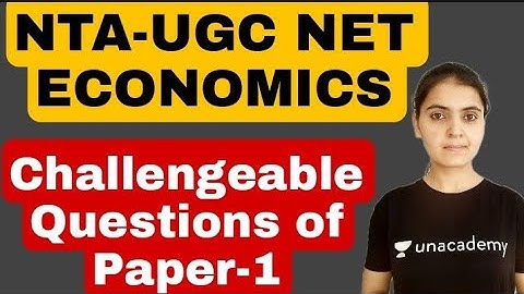 Challengeable Question of UGC NET Economics 2021 I Paper 1 I Sweet Arora