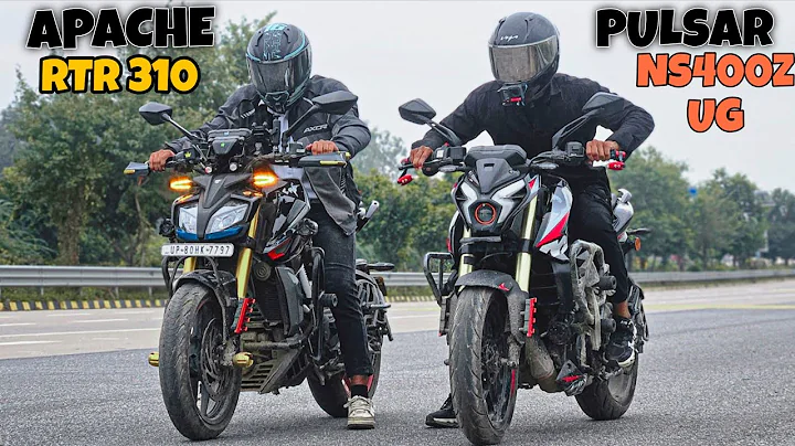 Bajaj Pulsar Ns400z UG vs Tvs Apache RTR 310 || DRAG RACE