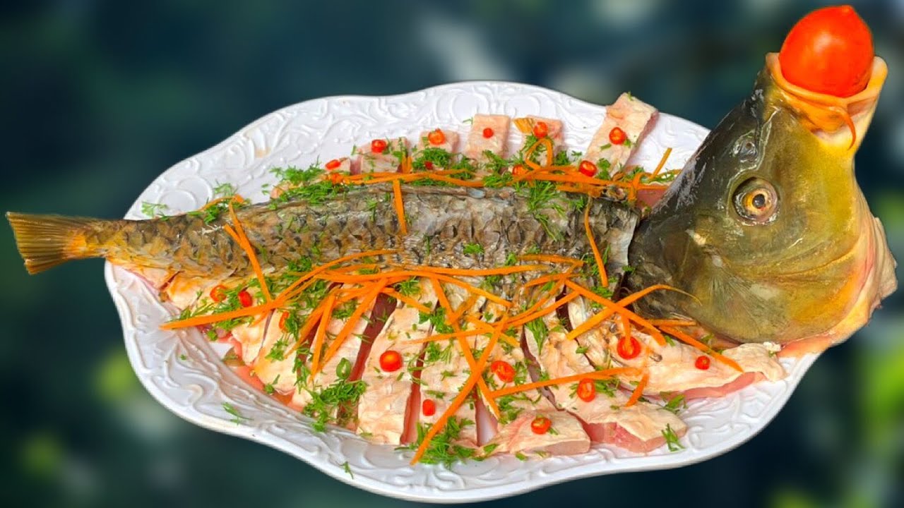 So Easy With How To Make Steamed Carp With Sweet And Delicious Rich Soy Sauce! My most favorite