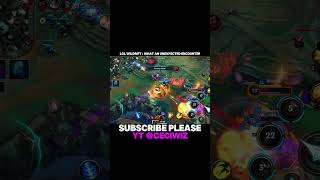 LOL WILDRIFT : WHAT AN UNEXPECTED ENCOUNTER -  League of Legends #leagueoflegends #shorts