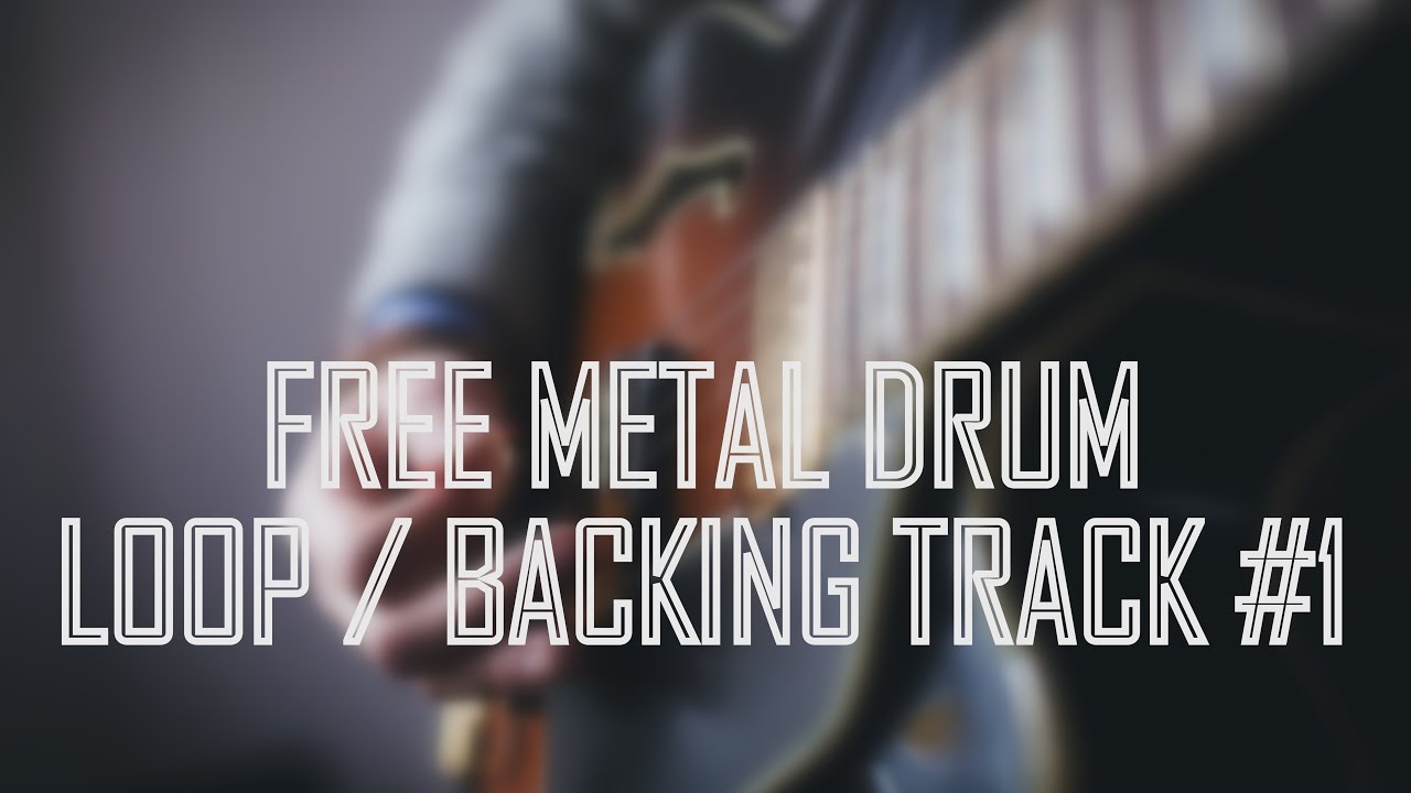 Free Metal Drum Loop Beat 70 Bpm 1 Backing Track / Metronome [10