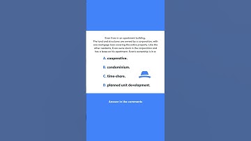 Real Estate Exam Practice Multiple Choice Questions | Property Ownership