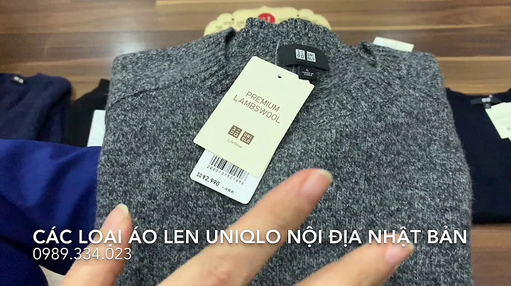 Review các loại áo len Uniqlo nội địa Nhật Bản (3tshophangnhat)