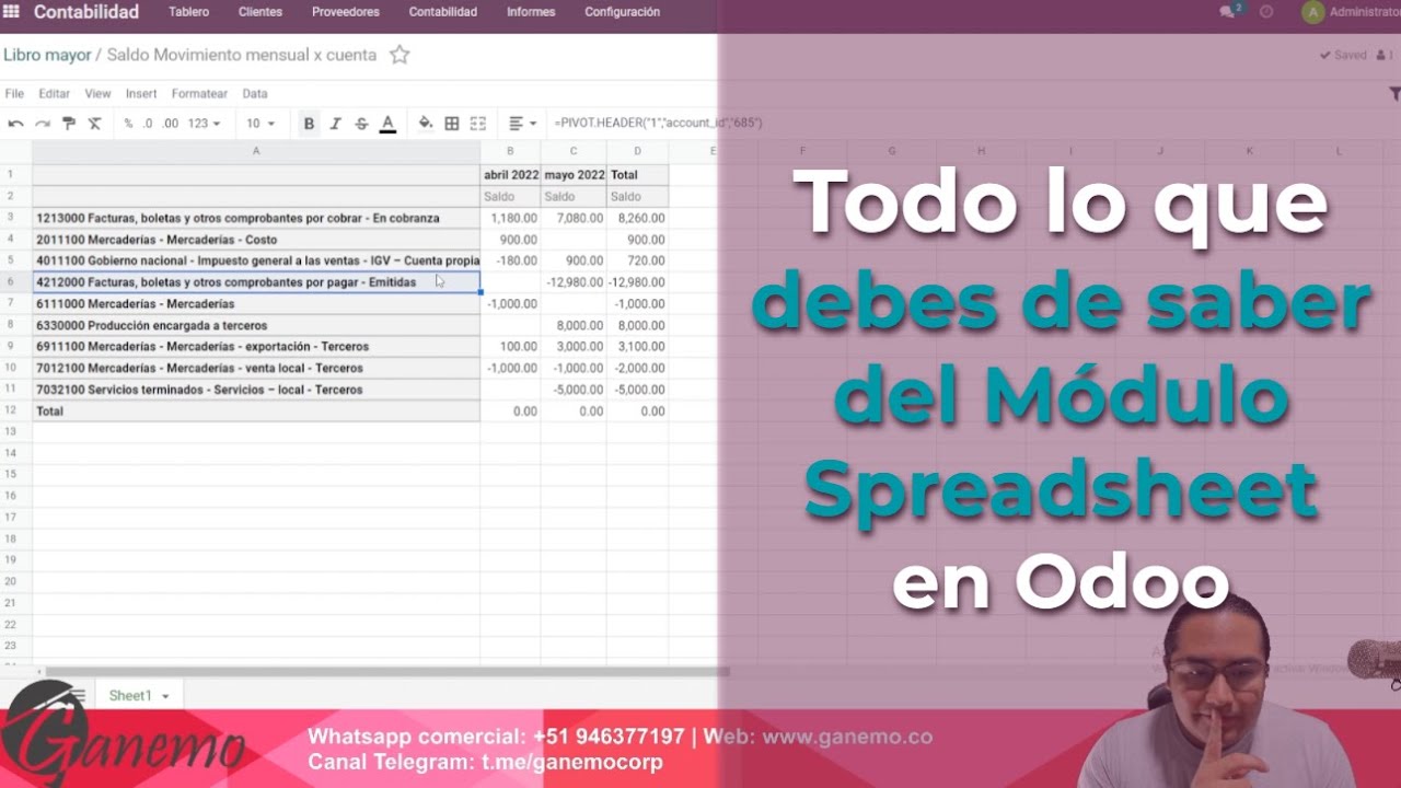 Module Spreadsheet Module Odoo Fundamentos de Odoo Spreadsheet (Mejor explicación) #1 😎 - YouTube