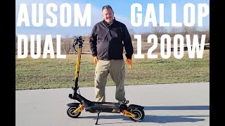 Ausom - Gallop - Dual 1200 Watt Off Road Scooter