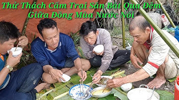 #P46 Thử Thách Cấm Trại Săn Bắt Qua Đêm Giữa Đồng Mùa Nước Nổi. @Thanh Vlog