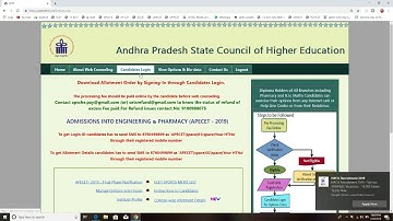 AP ECET 2019 || ALLOTMENT ORDER RELEASED || BSD || TELUGU TECH