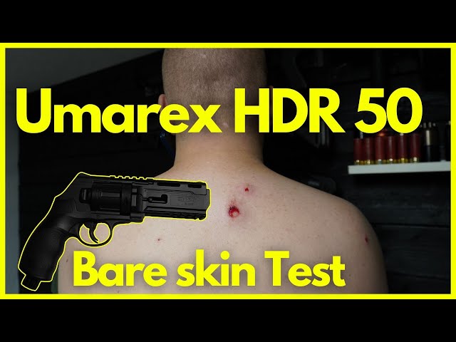 Testing Self Defence Revolver Umarex HDR 50 CAL shooting point