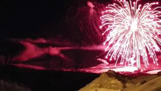 Biggest firework in North America. Steamboat Springs Colorado 103rd Winter Carnival Feb 6 2016