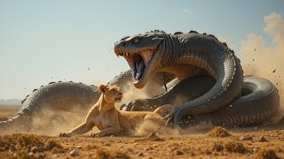 Famous Heroic Wildlife Rescue: Brave Team Saves Mother Lioness from Giant Python Attack in African Savannah Profile