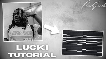 MAKE AMBIENT BEATS FOR LUCKI | FL STUDIO TUTORIAL