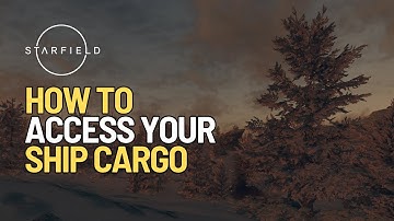 How to Access your Ship Cargo in Starfield