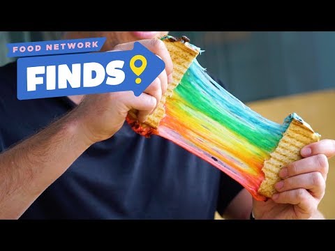 rainbow-grilled-cheese-at-milk-tavern-|-food-network-finds