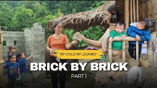 Single Mom Builds Hope Completing The Toilet And Starting A New Project