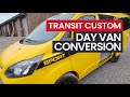 VAN TOUR: Ford Transit Custom Low Roof Day Van Camper Conversion