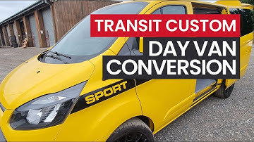 VAN TOUR: Ford Transit Custom Low Roof Day Van Camper Conversion