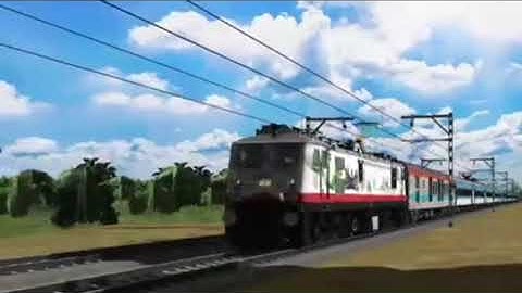 Pragati express first LHB run with vistadome coach || journey for MSTS OPEN RAILS || 12126 train