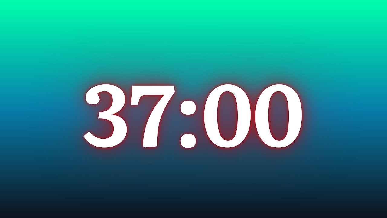 37 Minute Timer - YouTube