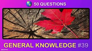 GENERAL KNOWLEDGE TRIVIA QUIZ #39 - 50 General Knowledge Trivia Questions and Answers Pub Quiz