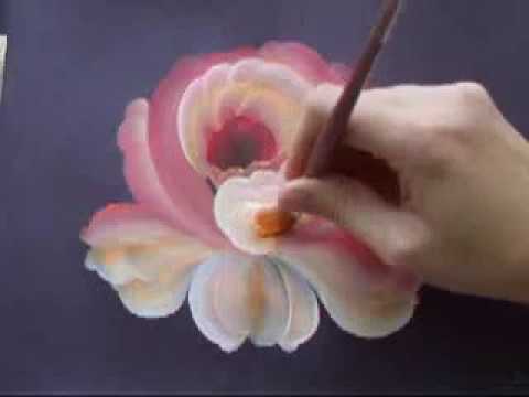 Rose Siberian painting - YouTube