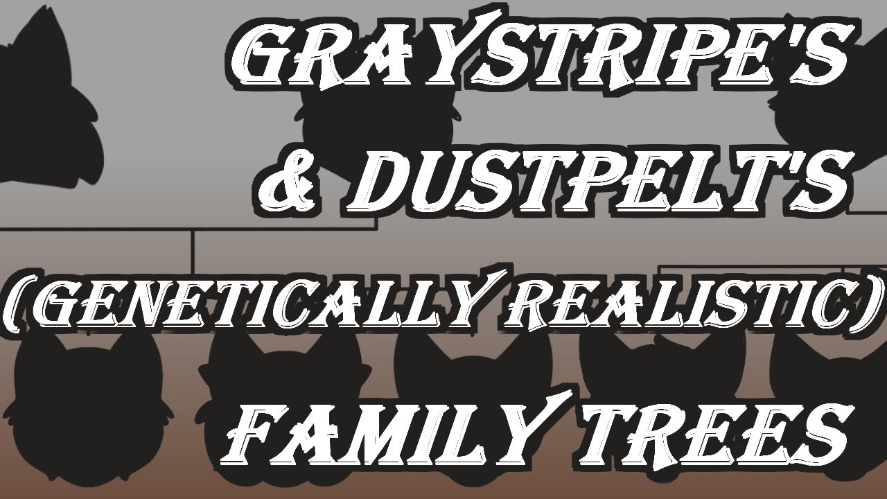 Генеалогические древа Крутобока и Пылекрыла (генетически реалистичные) [CC]