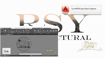 Cara menggunakan MVIEW pada Object Lingkaran di AUTOCAD