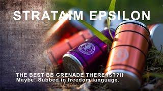 Välp-TV: Unboxing Strataim Epsilon airsoft BB grenades (subbed)