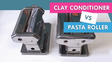 Sculpey CLAY CONDITIONING MACHINE vs PASTA ROLLER. Which is best?
