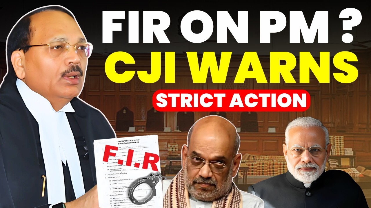 FIR ON PM MODI & HM AMIT SHAH.............CJI ANGRY & WARNS....CONTEMPT ACTION #supremecourtofindia